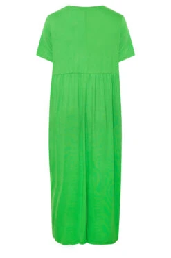 LIMITED COLLECTION Curve Bright Green Pocket Maxi Dress 11 LIMITED COLLECTION Curve Bright Green Pocket Maxi Dress -Saga Dresses Shop 00cabb9c 6951 43 215718 Y