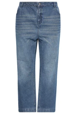 YOURS Curve Blue Wide Leg Jeans 12 YOURS Curve Blue Wide Leg Jeans -Saga Dresses Shop 01cc58c9 91a9 4f 142851R F