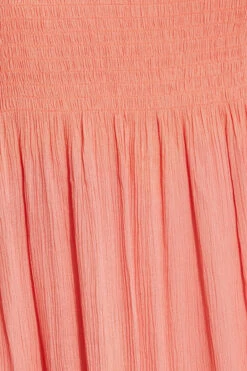 LIMITED COLLECTION Curve Coral Pink Crinkle Angel Sleeve Dress 9 LIMITED COLLECTION Curve Coral Pink Crinkle Angel Sleeve Dress -Saga Dresses Shop 01d181d4 a13f 4b 217035 Z