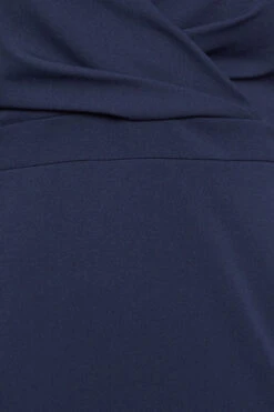 YOURS LONDON Curve Navy Blue Drop Shoulder Wrap Dress -Saga Dresses Shop 01d89ee9 e4c7 4e 162042 ZR