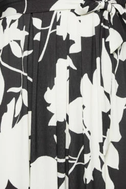 YOURS Curve Black Floral Midaxi Wrap Dress 9 YOURS Curve Black Floral Midaxi Wrap Dress -Saga Dresses Shop 024a04d5 9f17 45 301985 Z