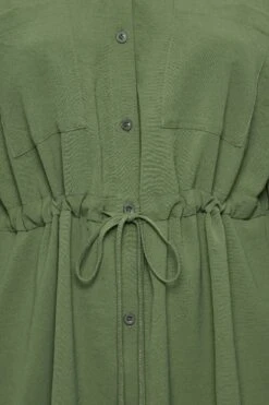 YOURS Curve Green Utility Tunic Shirt -Saga Dresses Shop 0309b8d5 47e5 4d 131730 Z