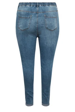 YOURS Curve Dark Blue Cropped GRACE Jeggings -Saga Dresses Shop 03bb8e9e 25c9 43 143271 Y