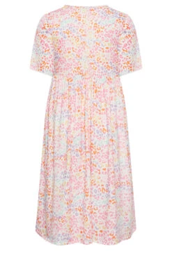 LIMITED COLLECTION Curve White Animal Print Midaxi Smock Dress 11 LIMITED COLLECTION Curve White Animal Print Midaxi Smock Dress -Saga Dresses Shop 05240114 b5a5 4b 215706 Y