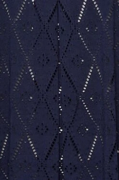 YOURS Curve 2 PACK Navy Blue Broderie Swing Vest Top -Saga Dresses Shop 058e81c3 19ee 4e 320742 X1