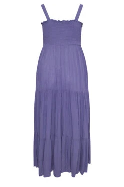 YOURS Curve Purple Shirred Strappy Sundress 11 YOURS Curve Purple Shirred Strappy Sundress -Saga Dresses Shop 06757fef fccd 43 137569 Y
