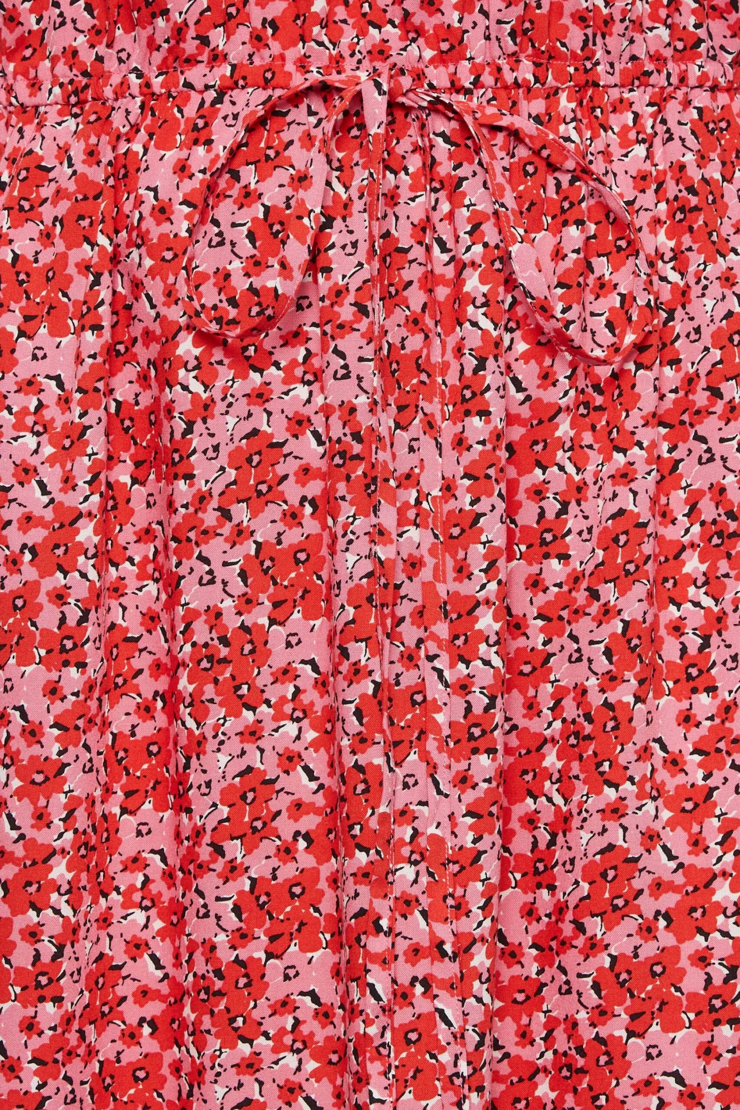 YOURS Curve Pink Floral Ditsy Print Mini Dress 4 YOURS Curve Pink Floral Ditsy Print Mini Dress - Image 4