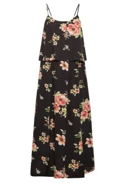 YOURS LONDON Curve Black Floral Overlay Maxi Dress 10 YOURS LONDON Curve Black Floral Overlay Maxi Dress -Saga Dresses Shop 0a8e3991 0eda 47 161942 X
