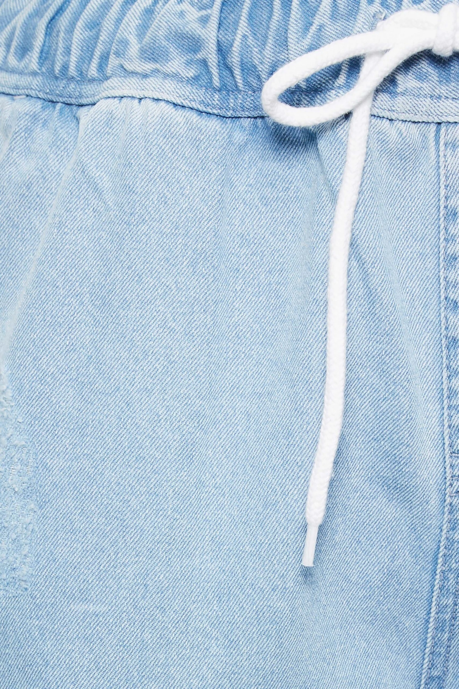 YOURS Curve Bleach Blue Ripped Jogger Jeans 3 YOURS Curve Bleach Blue Ripped Jogger Jeans - Image 3