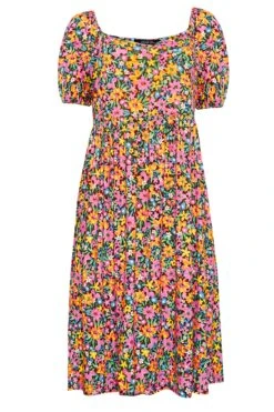 LIMITED COLLECTION Curve Yellow Floral Midaxi Dress 10 LIMITED COLLECTION Curve Yellow Floral Midaxi Dress -Saga Dresses Shop 0cf94a9c 452e 45 215829 X