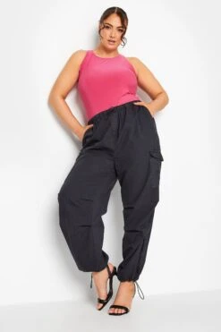 LIMITED COLLECTION Curve Pink Racer Bodysuit