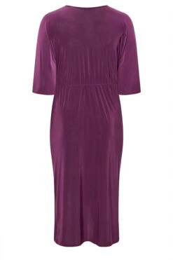 YOURS LONDON Curve Purple Ruffle Wrap Bodycon Dress 11 YOURS LONDON Curve Purple Ruffle Wrap Bodycon Dress -Saga Dresses Shop 0e011b48 5e2f 47 161808 Y