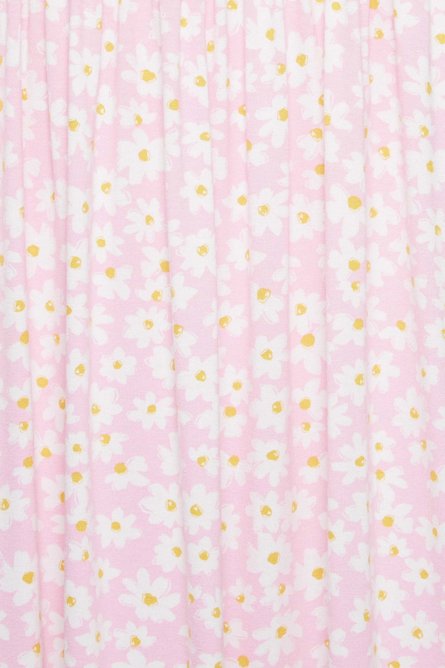 YOURS Curve Light Pink Daisy Print Smock Dress 4 YOURS Curve Light Pink Daisy Print Smock Dress - Image 4