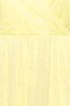 YOURS LONDON Curve Yellow Lace Detail Wrap Maxi Dress 9 YOURS LONDON Curve Yellow Lace Detail Wrap Maxi Dress -Saga Dresses Shop 11df3113 8d5f 42 161894 Z