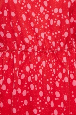 YOURS Curve Red Polka Dot Print Blouse -Saga Dresses Shop 15af2570 8c7d 40 131781 Z