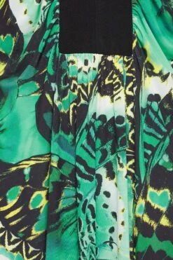 YOURS LONDON Curve Green Butterfly Print Maxi Dress -Saga Dresses Shop 169b7959 3c02 49 162185 Z