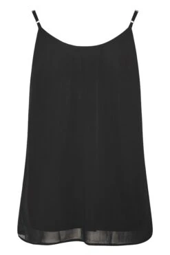 LUXE Curve Black Hand Embellished Cami Top -Saga Dresses Shop 170f8ccb be32 4f 157943 BK