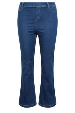 YOURS Curve Indigo Blue Bootcut Jeggings -Saga Dresses Shop 176d7750 0ec3 45 143278 X