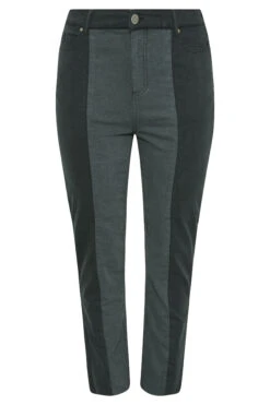 YOURS Curve Black Two Tone Stretch MOM Jeans -Saga Dresses Shop 17bcafef 403b 4e 142923 F