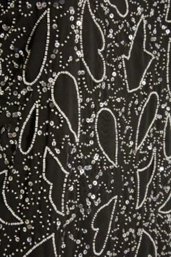 LUXE Curve Black Abstract Sequin Hand Embellished Cami Top 9 LUXE Curve Black Abstract Sequin Hand Embellished Cami Top -Saga Dresses Shop 18320b50 0fe9 4b 161202 S