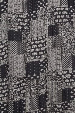 YOURS Curve Black Patchwork Print Shirred Strappy Sundress 9 YOURS Curve Black Patchwork Print Shirred Strappy Sundress -Saga Dresses Shop 198e6a86 9e2c 43 137463 Z