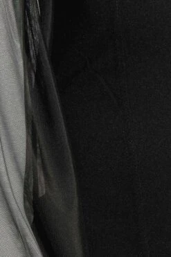 YOURS PETITE Curve Black Mesh Sleeve Corset Top -Saga Dresses Shop 1cfa42f9 29ba 4f 174437 Z