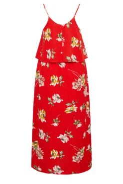 YOURS LONDON Curve Red Floral Overlay Maxi Dress 11 YOURS LONDON Curve Red Floral Overlay Maxi Dress -Saga Dresses Shop 1d6bdc70 e9a8 41 161944 Y
