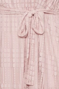 YOURS LONDON Curve Light Pink Lace Skater Dress 9 YOURS LONDON Curve Light Pink Lace Skater Dress -Saga Dresses Shop 1f1640b6 dfc2 42 161999 Z