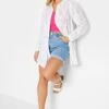 YOURS Curve White Broderie Anglaise Shirt