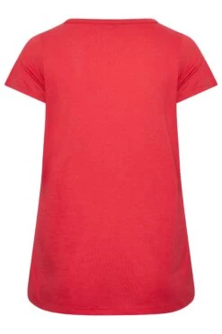 YOURS Curve 3 PACK Red & White Essential T-Shirts 21 YOURS Curve 3 PACK Red & White Essential T-Shirts -Saga Dresses Shop 206aab47 b3a7 44 320713 YR