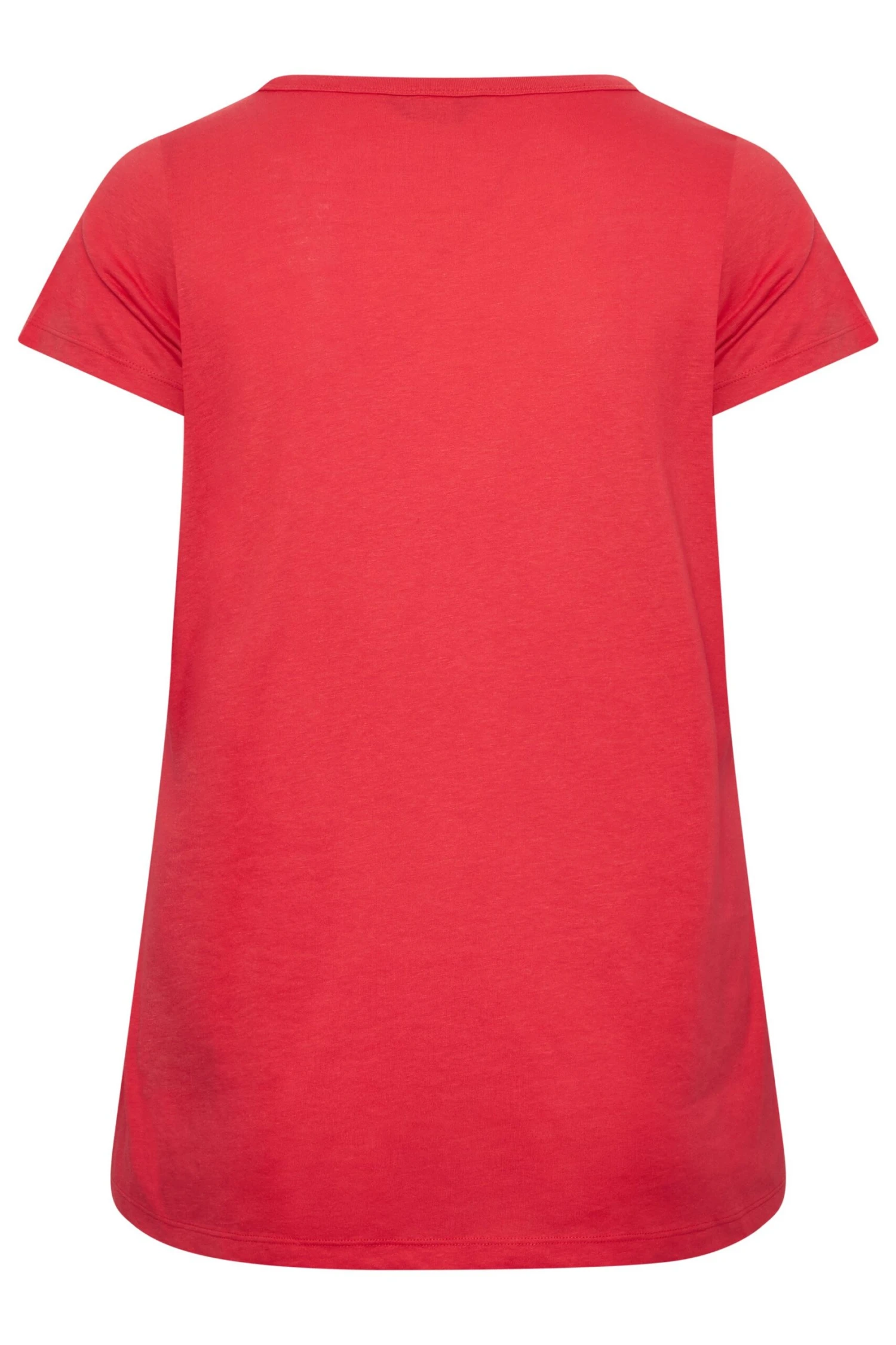 YOURS Curve 3 PACK Red & White Essential T-Shirts 10 YOURS Curve 3 PACK Red & White Essential T-Shirts - Image 10