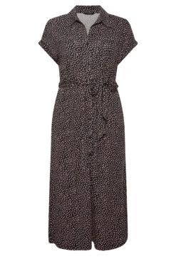 YOURS Curve Black Leaf Print Spilt Hem Midaxi Shirt Dress 10 YOURS Curve Black Leaf Print Spilt Hem Midaxi Shirt Dress -Saga Dresses Shop 20d90bd1 2476 4d 137433 X