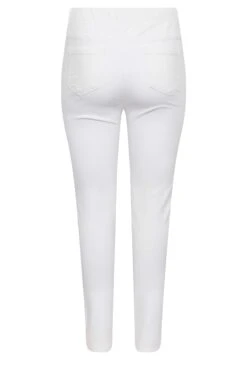 YOURS Curve White Stretch Extreme Ripped JENNY Jeggings -Saga Dresses Shop 225be185 3fed 47 143284 Y