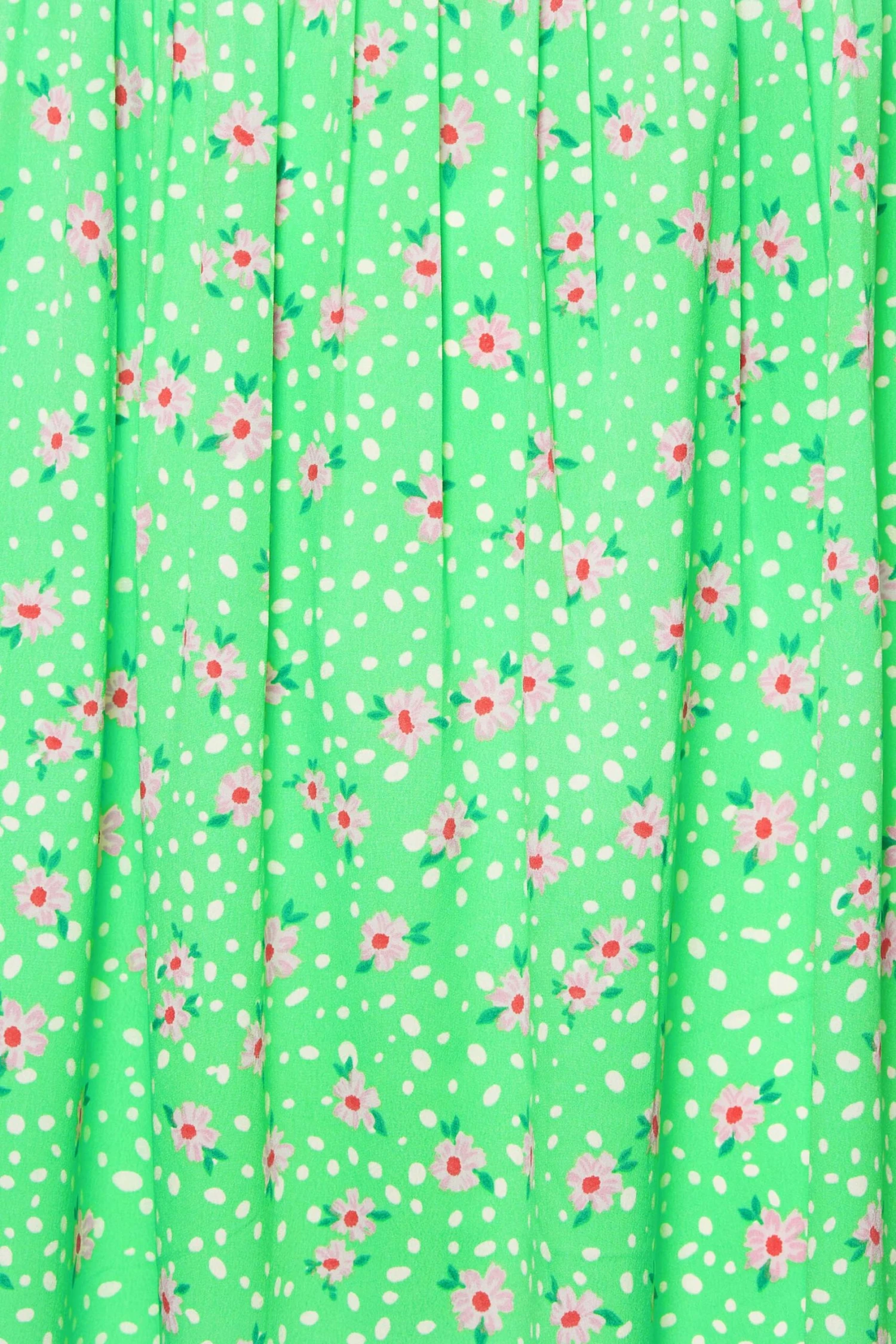LIMITED COLLECTION Curve Green Floral Print Sweetheart Dress 5 LIMITED COLLECTION Curve Green Floral Print Sweetheart Dress - Image 5