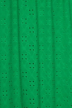 YOURS Curve Green Broderie Anglaise Maxi Dress -Saga Dresses Shop 2522a6b1 32d2 47 137557 Z