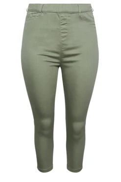 YOURS Curve Sage Green Cropped Stretch GRACE Jeggings 6 YOURS Curve Sage Green Cropped Stretch GRACE Jeggings -Saga Dresses Shop 2550c15e d273 40 144757 X