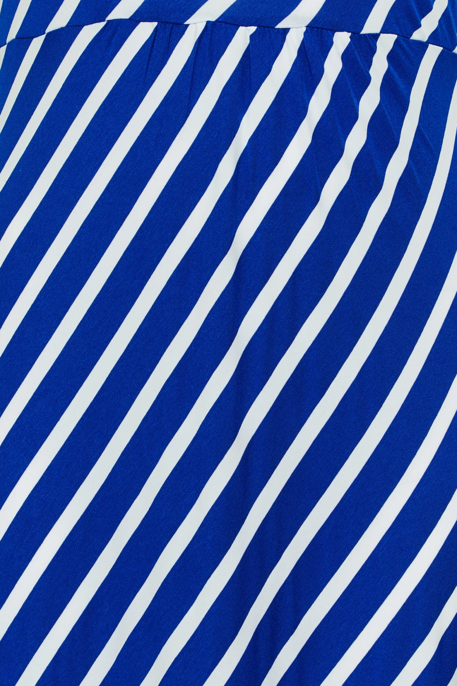 YOURS Curve Blue Stripe Swing Maxi Dress 4 YOURS Curve Blue Stripe Swing Maxi Dress - Image 4