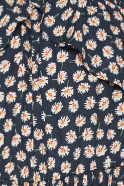 LIMITED COLLECTION Curve Navy Blue Daisy Print Cold Shoulder Dress 13 LIMITED COLLECTION Curve Navy Blue Daisy Print Cold Shoulder Dress -Saga Dresses Shop 26614bdf b3c6 4e 215642 Z