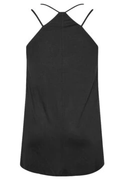 YOURS Curve Black Embroidered Neck Vest Top -Saga Dresses Shop 26bfe32b 59af 49 300921 Y