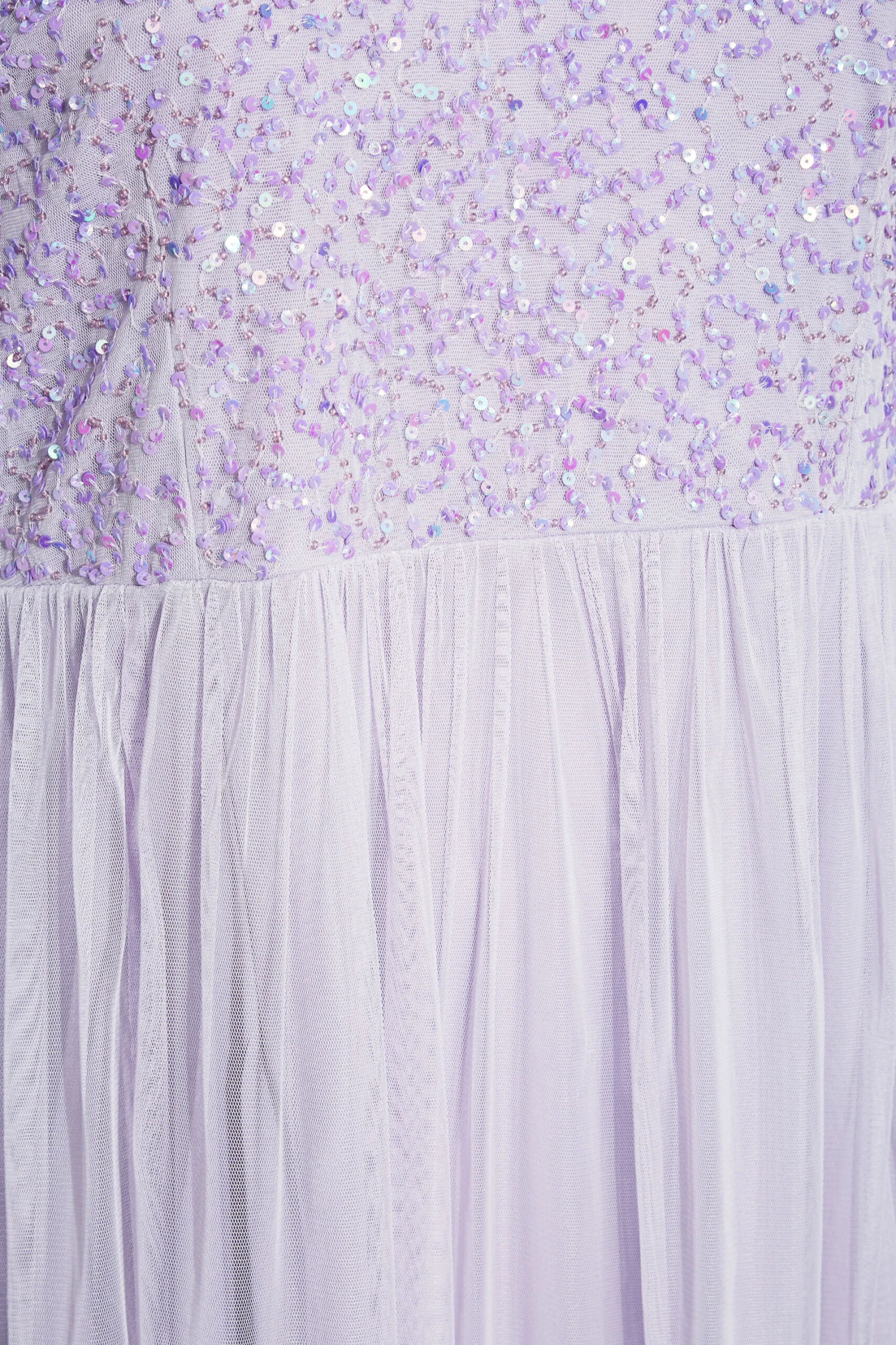 LUXE Curve Lilac Purple Sequin Hand Embellished Maxi Dress 4 LUXE Curve Lilac Purple Sequin Hand Embellished Maxi Dress - Image 4