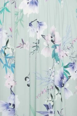 YOURS LONDON Light Blue Floral Shirred Maxi Dress 9 YOURS LONDON Light Blue Floral Shirred Maxi Dress -Saga Dresses Shop 297c7586 b2a2 4f 162126 Z