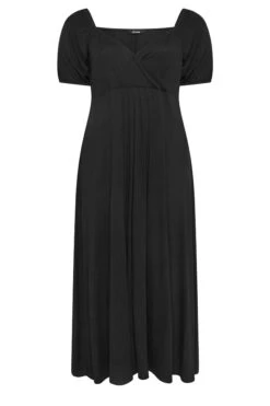 LIMITED COLLECTION Curve Black Wrap Maxi Dress 10 LIMITED COLLECTION Curve Black Wrap Maxi Dress -Saga Dresses Shop 2c5753a8 bef8 45 215509 X