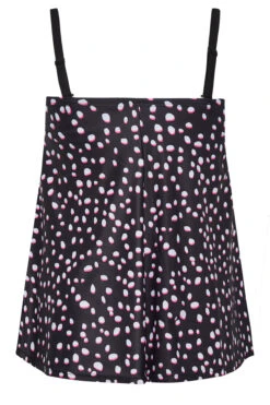 YOURS Curve Black Spot Print Tankini Top -Saga Dresses Shop 2d9716af 18e6 48 150313 YR