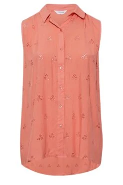 YOURS Curve Pink Sleeveless Swing Shirt 10 YOURS Curve Pink Sleeveless Swing Shirt -Saga Dresses Shop 2f2fadef db8f 4f 174025 X