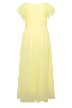 YOURS LONDON Curve Yellow Lace Detail Wrap Maxi Dress 11 YOURS LONDON Curve Yellow Lace Detail Wrap Maxi Dress -Saga Dresses Shop 3090f2b5 d35e 4c 161894 Y