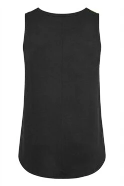 YOURS Curve Black Tropical Print Vest Top -Saga Dresses Shop 3142d127 b3ca 48 300727 Y