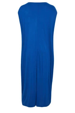 YOURS Curve Cobalt Blue Double Layered Midi Dress -Saga Dresses Shop 31d5f26c 5d86 48 301853 Y