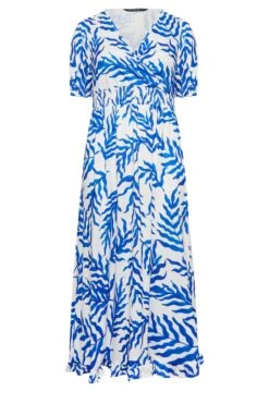 LIMITED COLLECTION Curve White Floral Print Maxi Dress -Saga Dresses Shop 32d219d8 5723 4b 215792 X