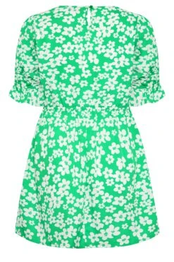 YOURS Curve Green Floral Peplum Top 11 YOURS Curve Green Floral Peplum Top -Saga Dresses Shop 342b04ea 9c5a 49 131767 Y