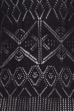 YOURS Curve Black Crochet Midaxi Dress -Saga Dresses Shop 34a66415 fbaa 4f 192857 Z